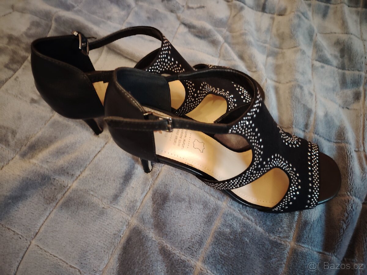 Lodičky/sandálky na podpatku Baťa vel. 41 - 2