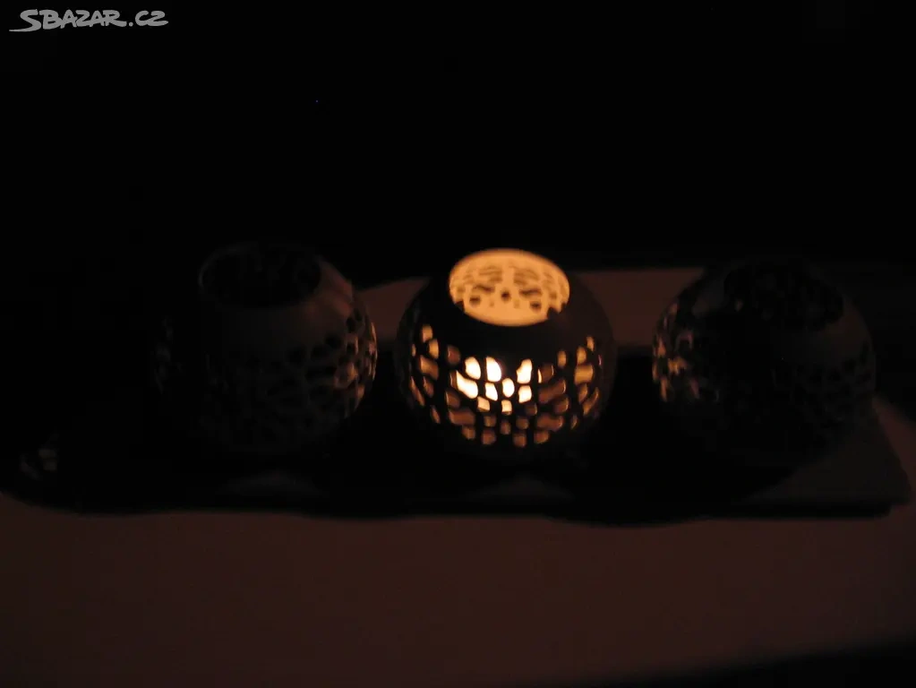 KERAMICKY ROMANTICKY BEZOVY SVICEN - KOULE - 2