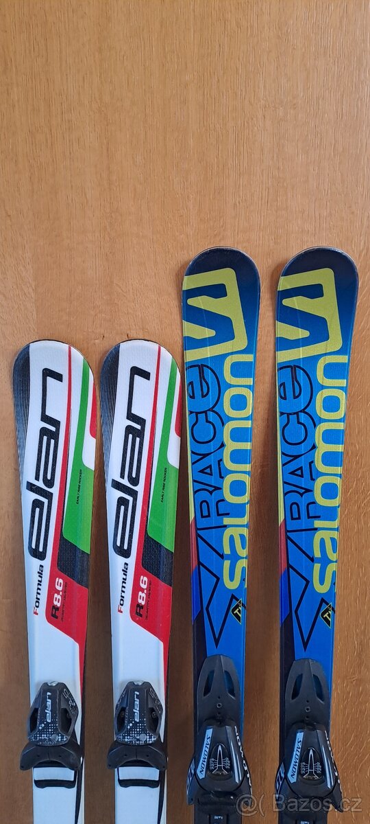 Dětské lyže 120,130cm,lyžáky - 2