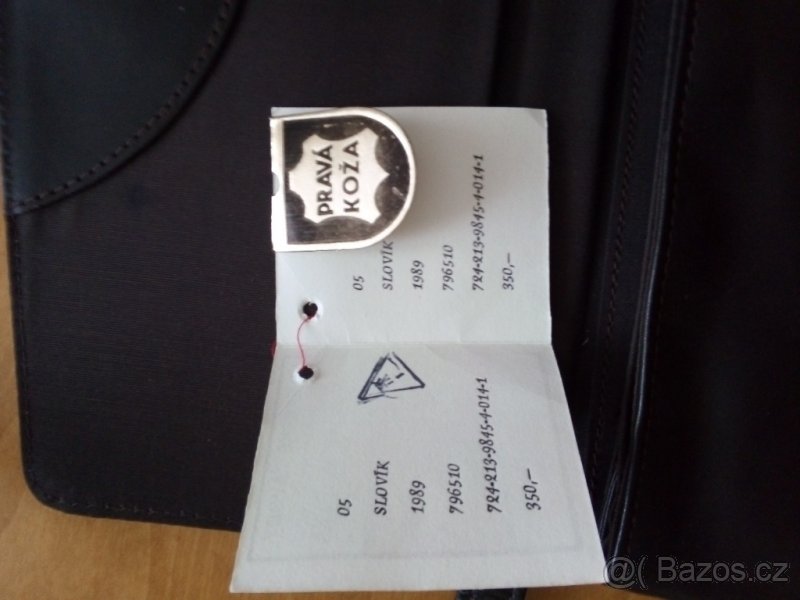 Vintage kožená kabelka 80. léta - 2