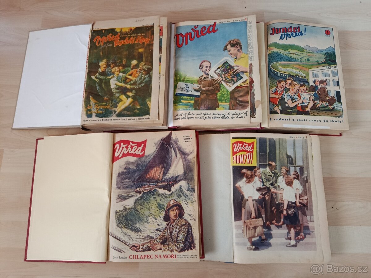 Časopisy Vpřed svázané - 2