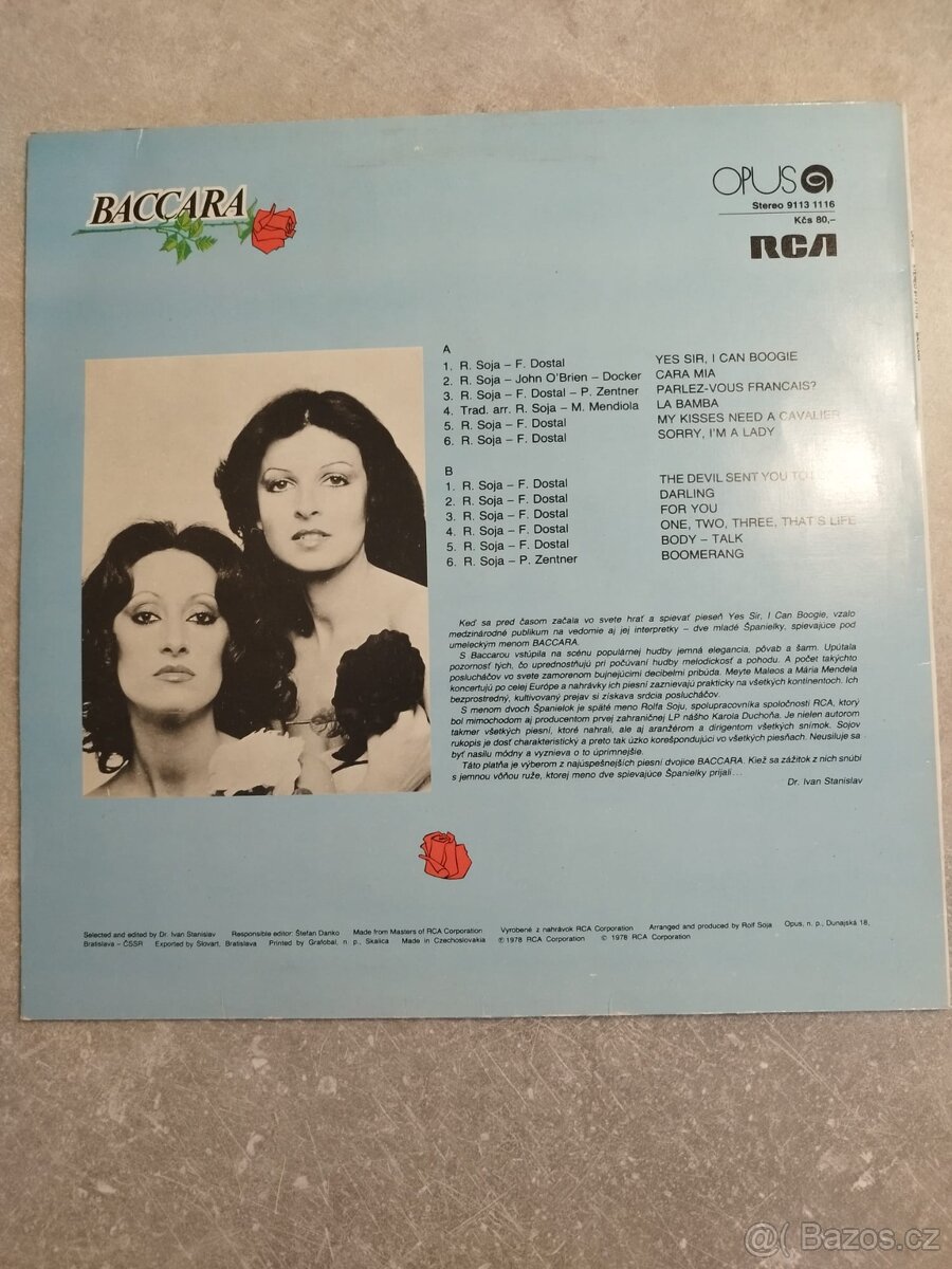 Pop vinyl // Baccara - Baccara - 2