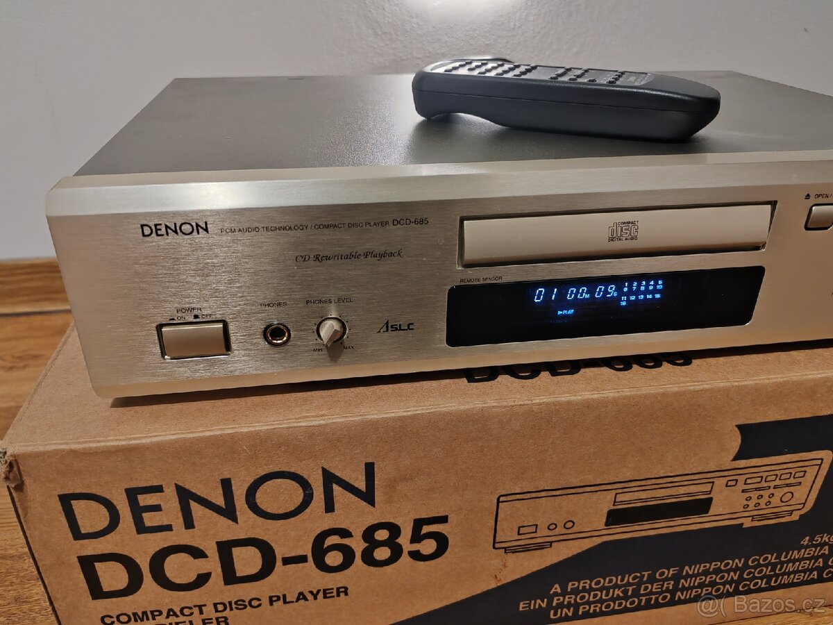 CD přehrávač DENON DCD-685, DÁLKA, KRABICE - 2