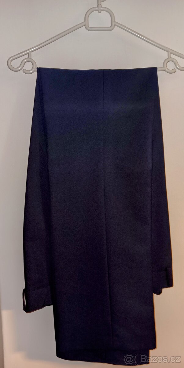 Pánský společenský oblek modrý - 2