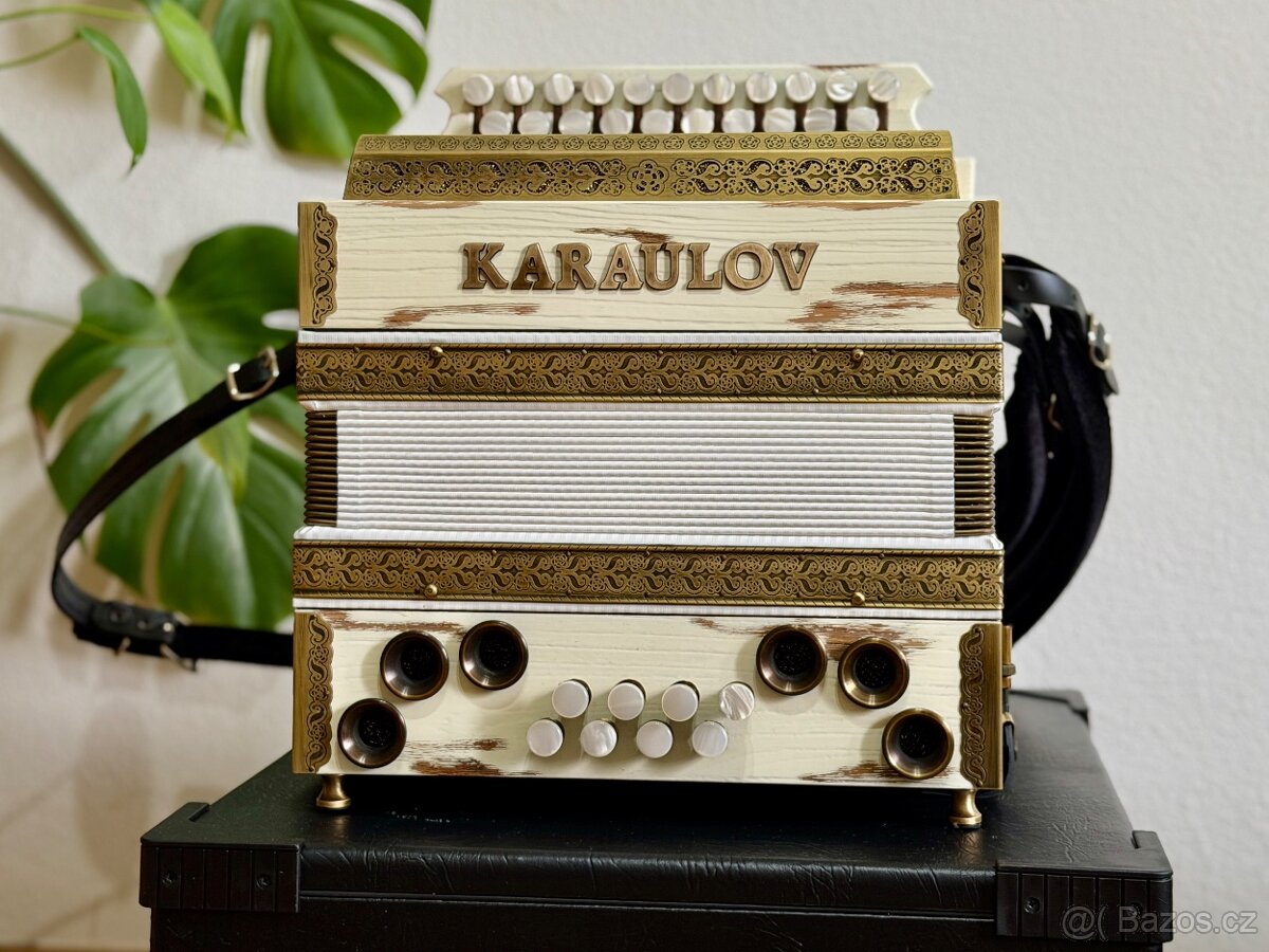 Heligónka Karaulov 2rad.CF(nová) - 2