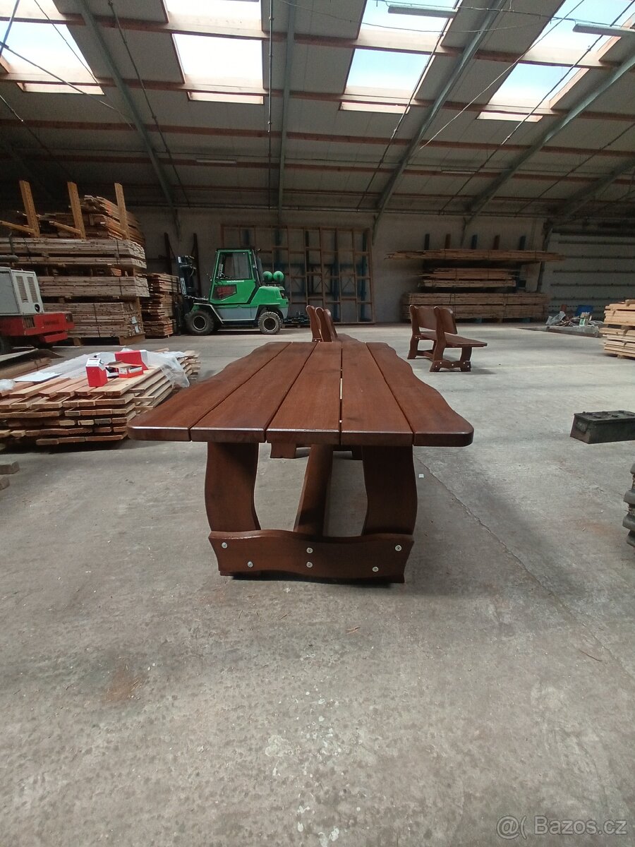 Dubový zahradní set - 2
