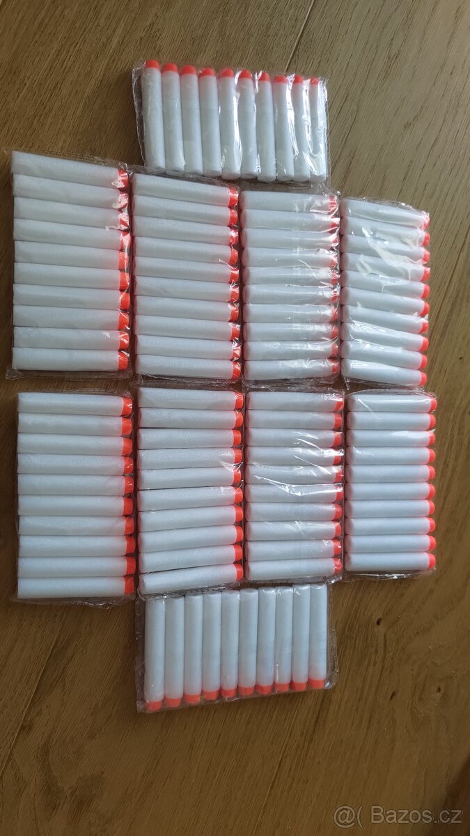 náboje Nerf - flourescenční - nové - 2