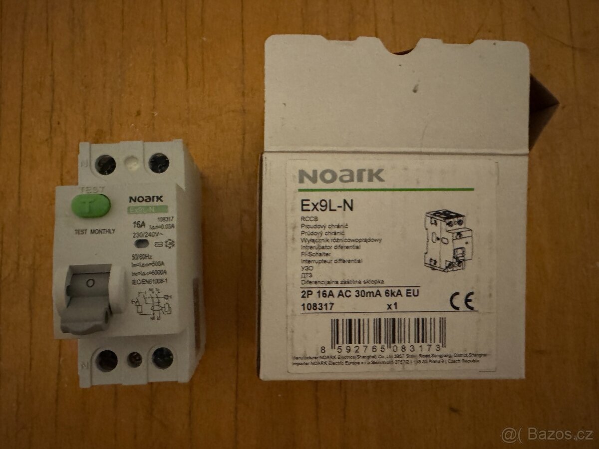 Proudový chránič NOARK 108317 EX9L-N 6kA - 2