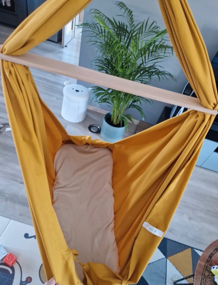 Závěsná kolébka Hojdavak s matrací a pružinou - 2