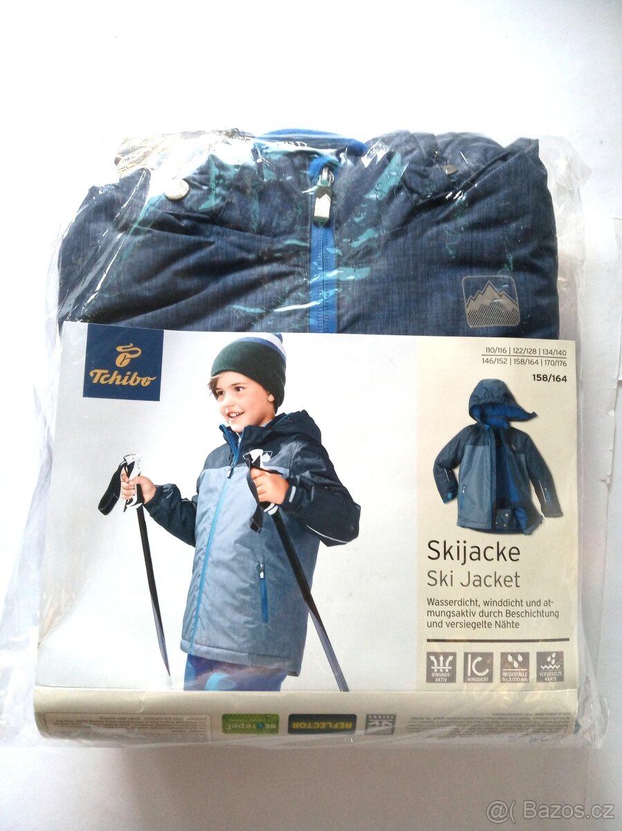 Zimní bunda TCHIBO nepromokavá vel. 158/164 –NOVÁ - 2
