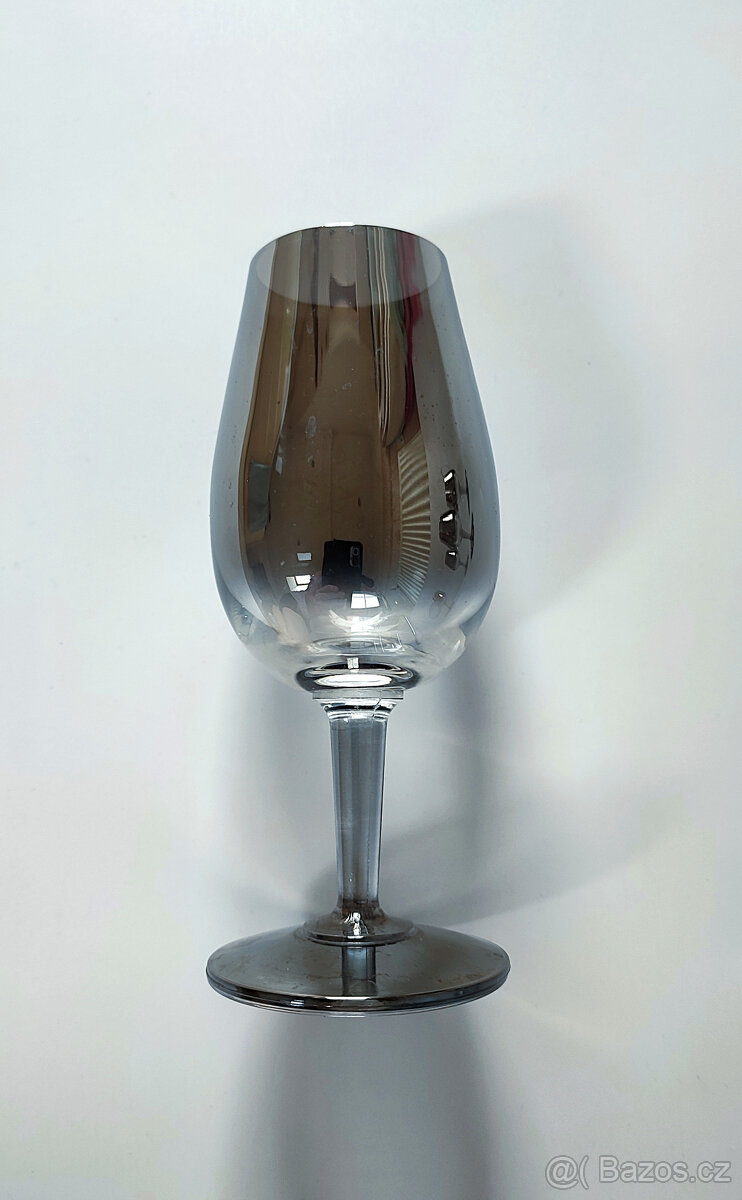 Skleničky 6 kusů, šedé - 2