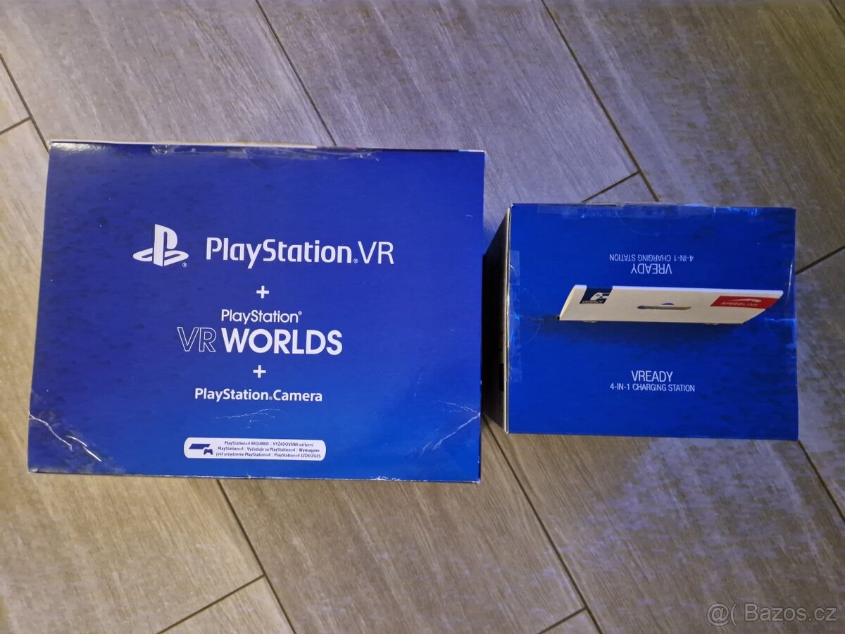 Sony PS VR V1 set + 2 x PS Move + nabíjecí stojan - 2