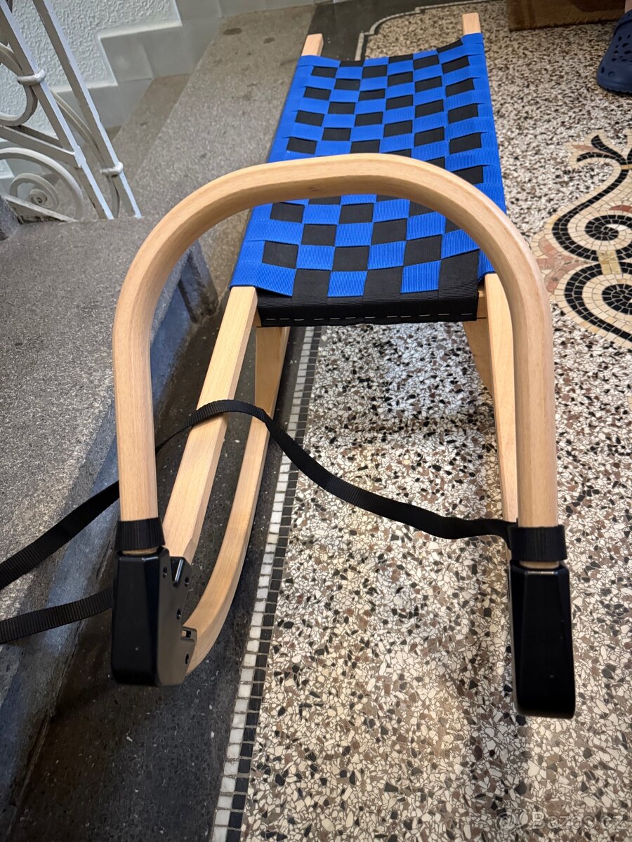 Dětské dreven sáňky - jako nové - 2