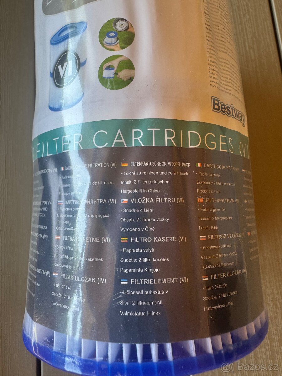 Kartušová filtrační vložka Bestway VI - 2