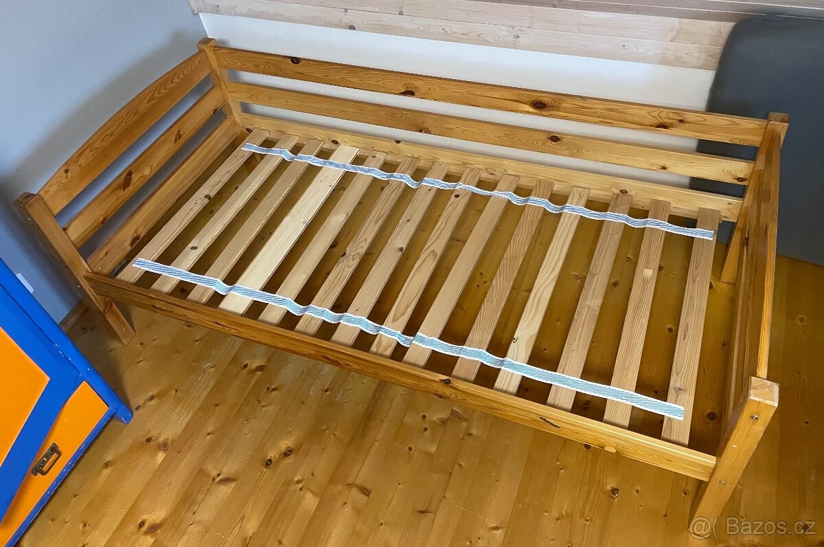 Postel 90x200 a 2 matrace - 2
