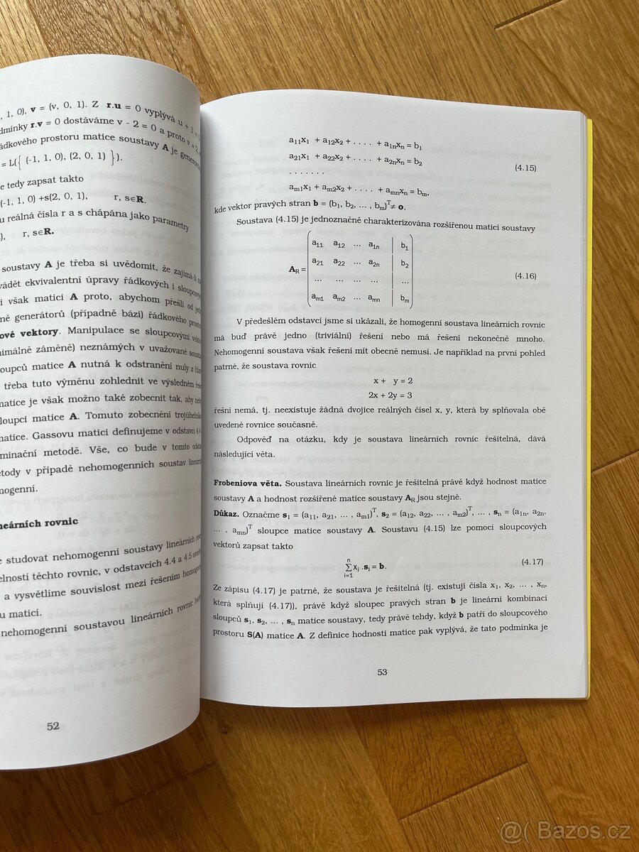 Matematické metody pro statistiky - 2