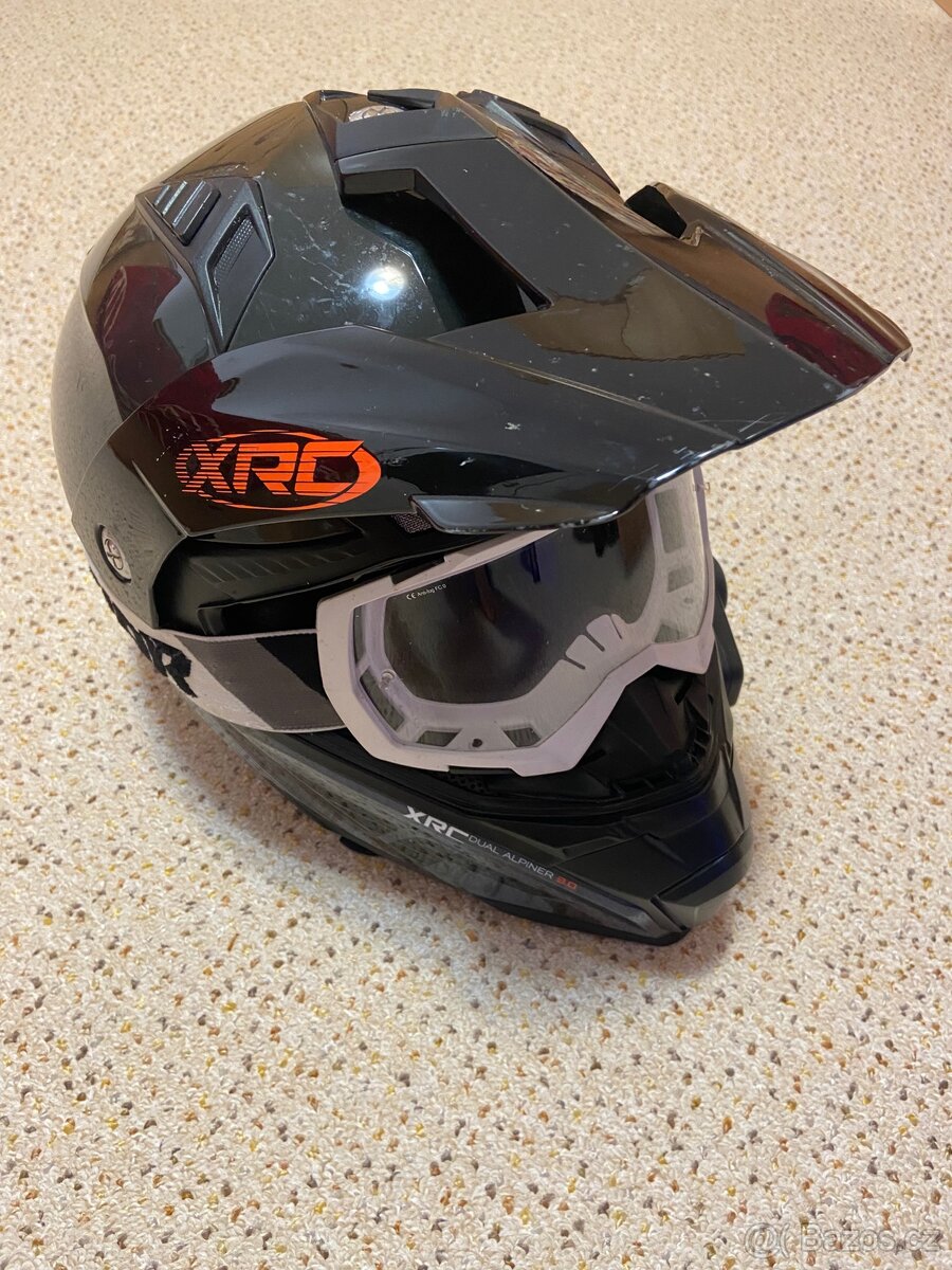 Přilba XRC Dual Alpiner 3.0, vel. L + intercom - 2