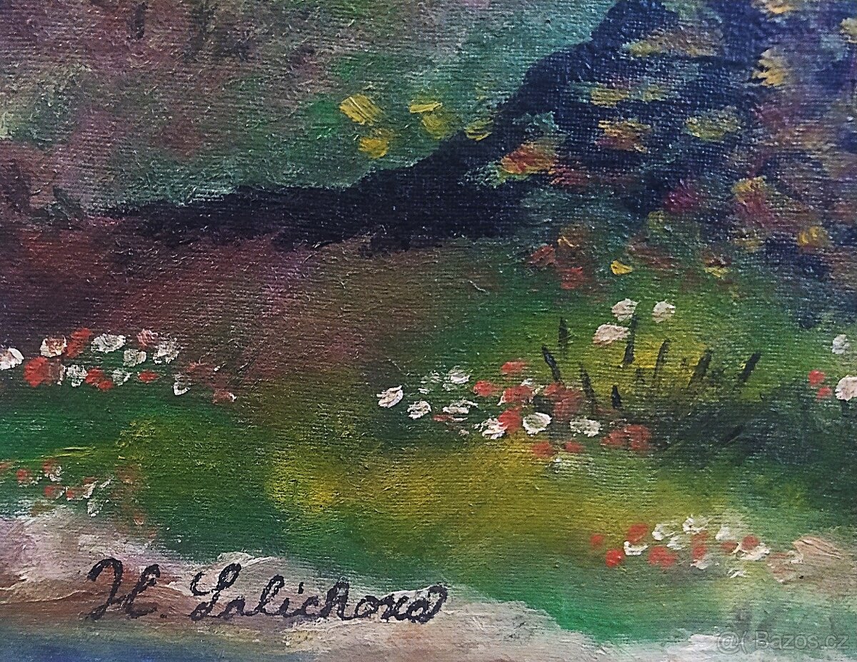 H. Salichová - Olej na plátně - 2