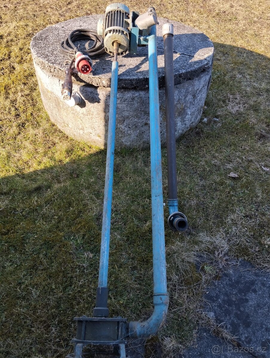 Kalové čerpadlo na vyčerpání septiku - 2