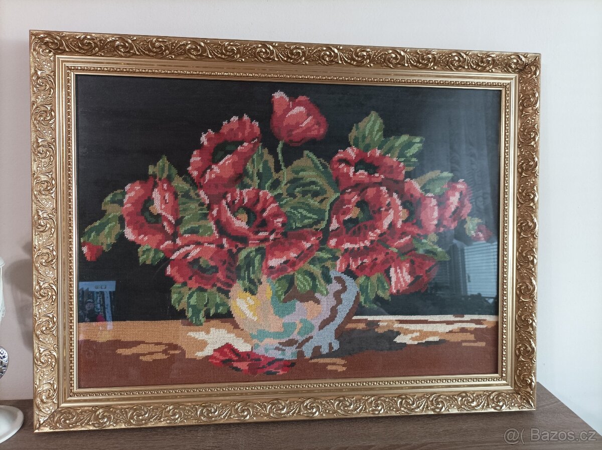 Ručně šité pozlacené obrazy - 2