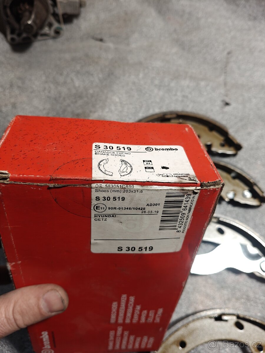 Brzdové čelisti hyundai, kia - 2