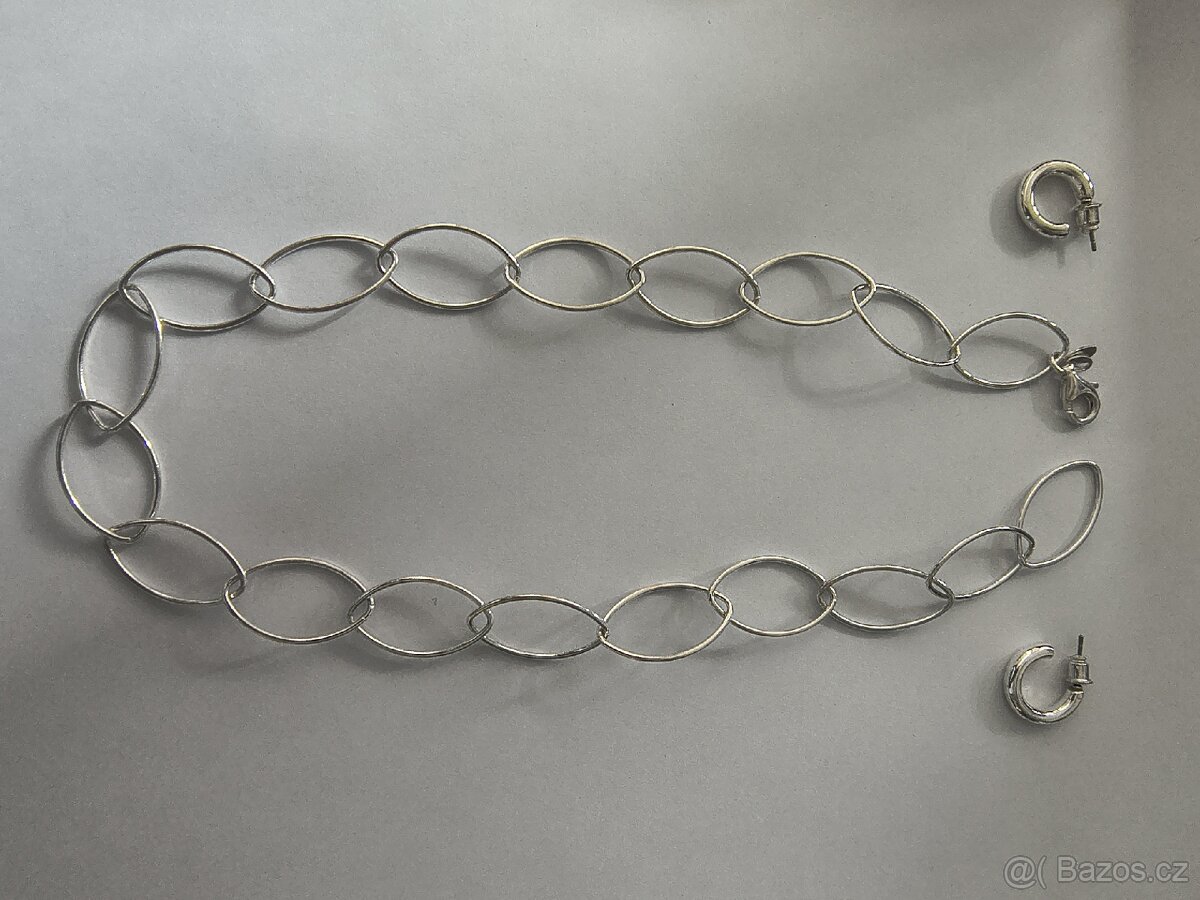 Stříbrný náhrdelník 925 - 2