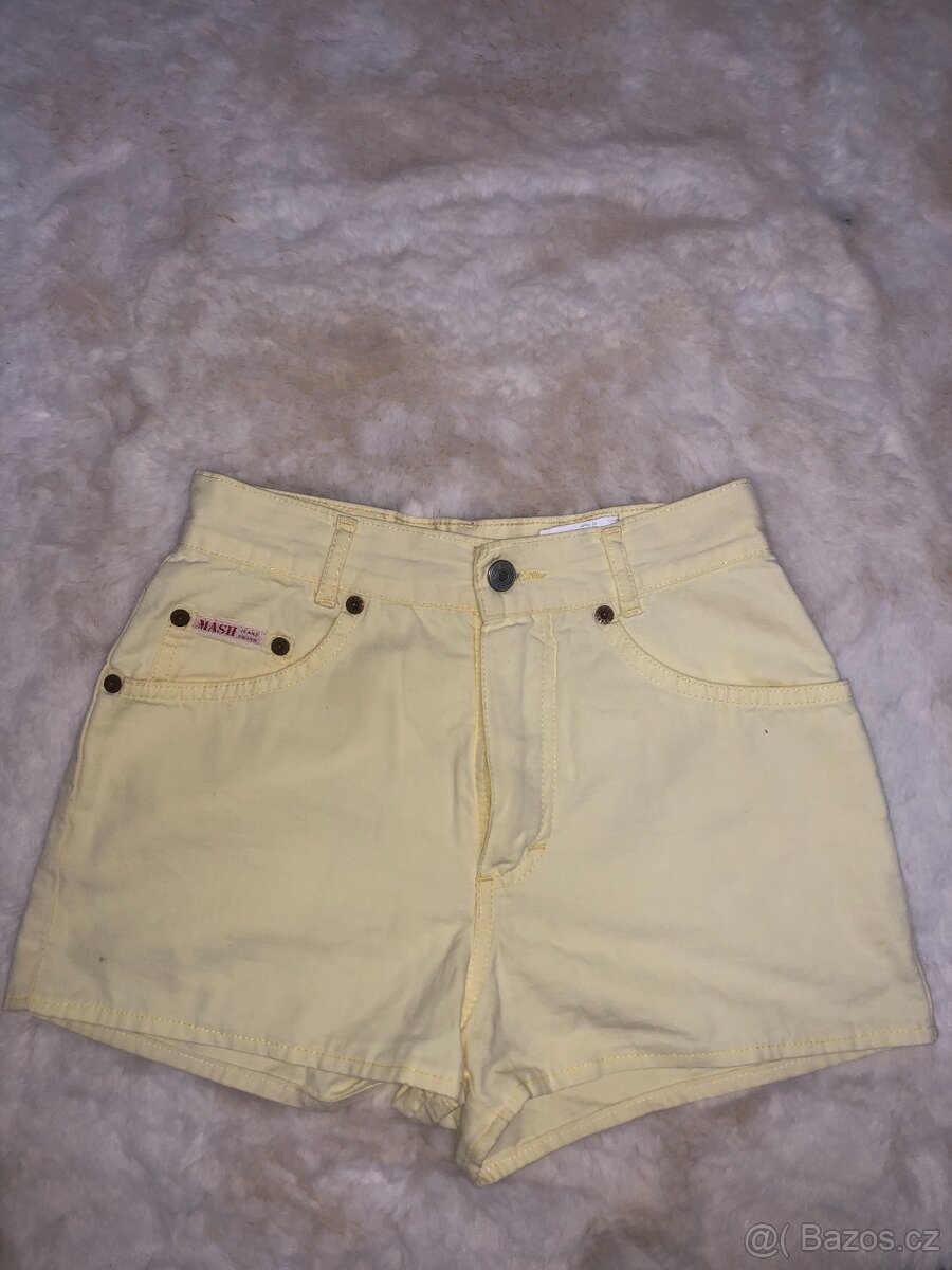 kratasy# sortky# zlute # bavlnene # mash - 2