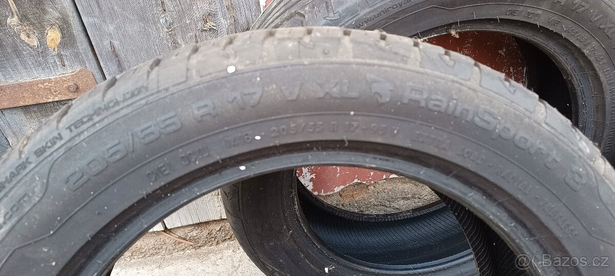 LETNÍ PNEU UNIROYAL 205/55 R17 - 2