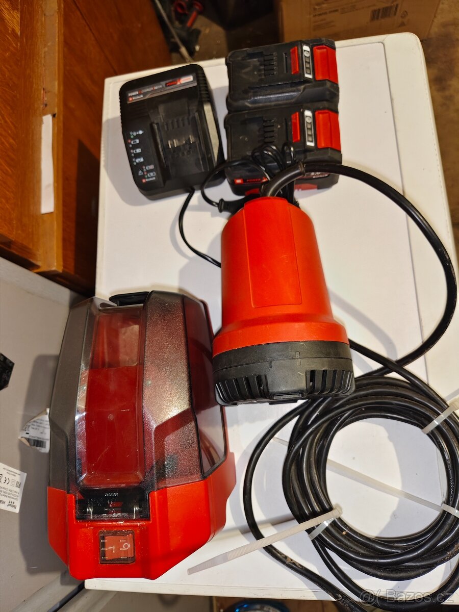 Aku čerpadlo Einhell 2x baterie 3 ah 1x nabíječka - 2