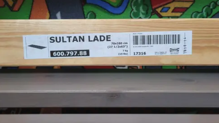 Dětská postel IKEA s roštem a matrací 70 x 160 cm - 2