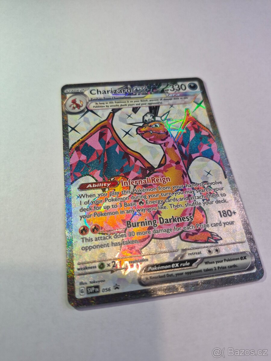 Karta Pokémon Charizard Ex promo - 2