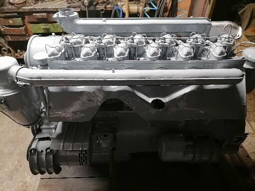 V3S motor po opravě do jeřábu - 2