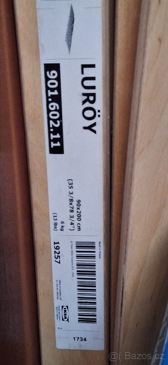 Lamelový rošt IKEA 90x200cm 2ks - 2