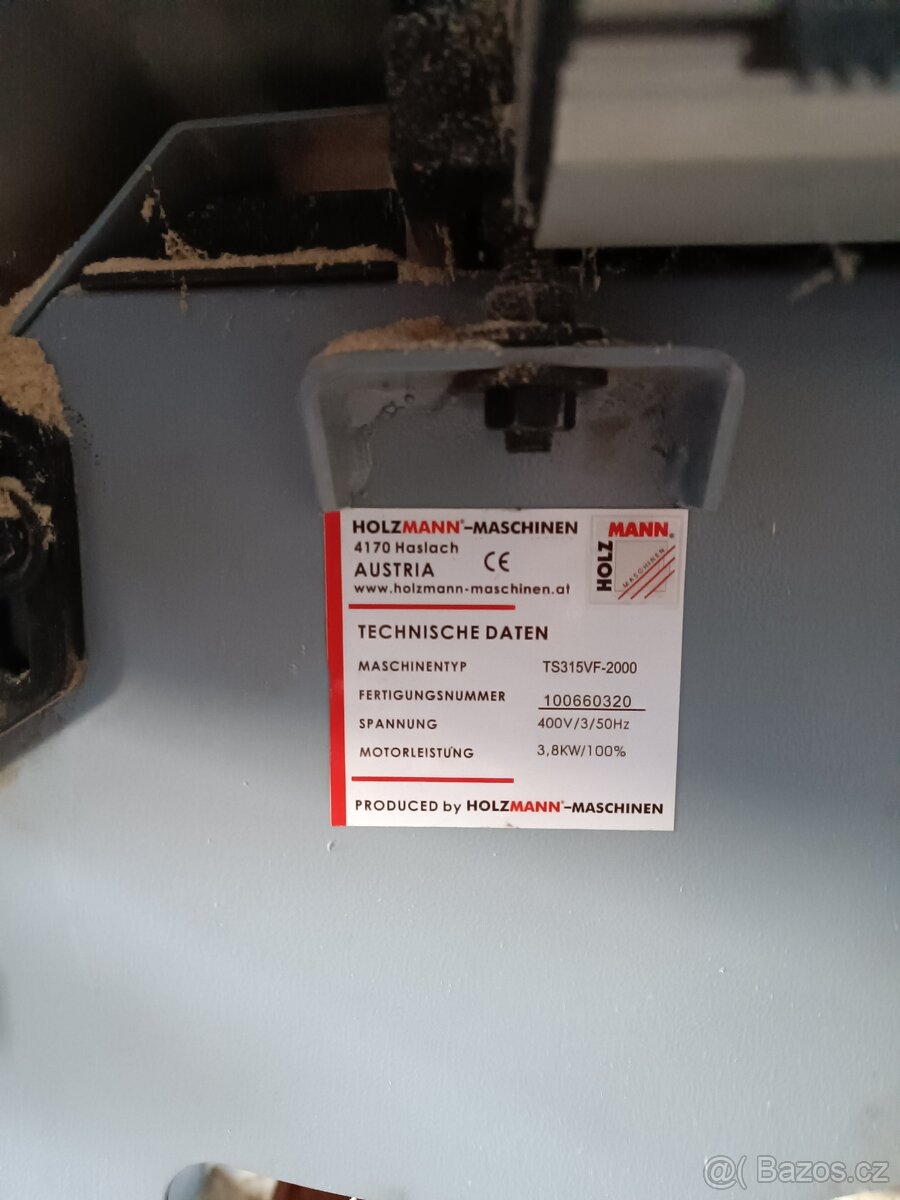 Formátovací pila Holzmann TS315VF-2000 - 2
