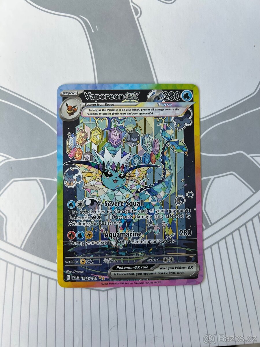 Pokemon - VAPOREON EX (PE) - 2