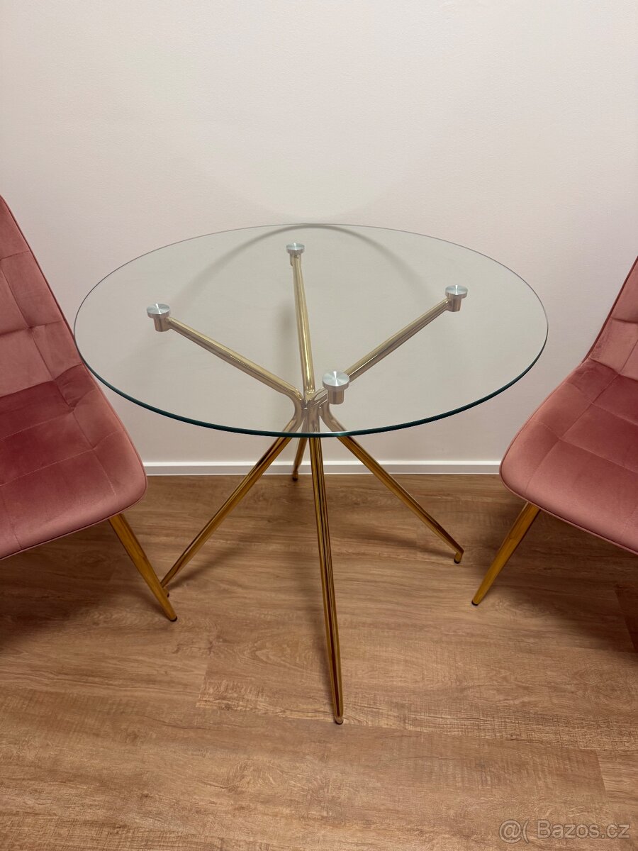 Jidelni stul a 2 židle/ dining table and 2 chairs - 2