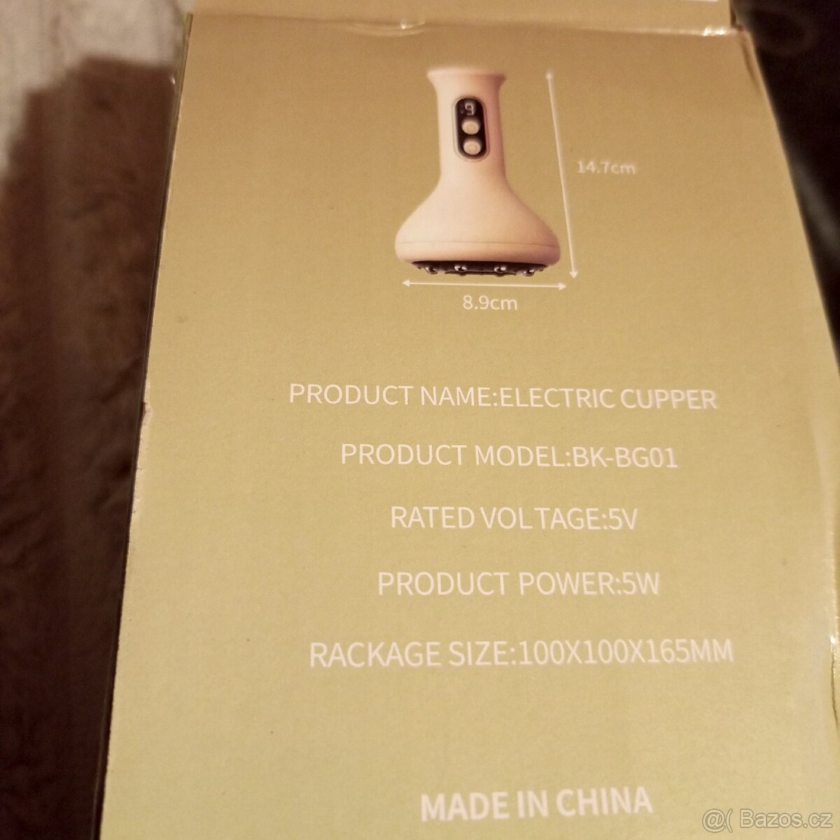 Masážní přstroj. - 2