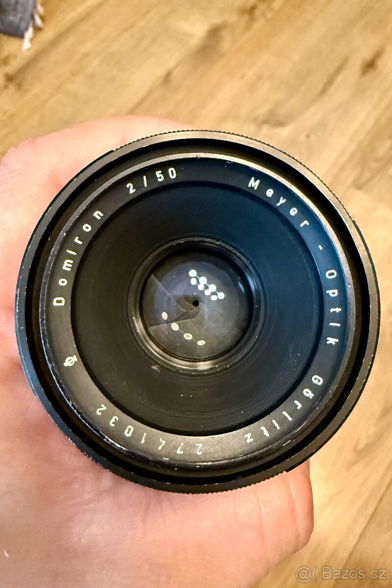 Predám Objektív Domiron 50mm f2 bajonet Exa/Exakta - 2