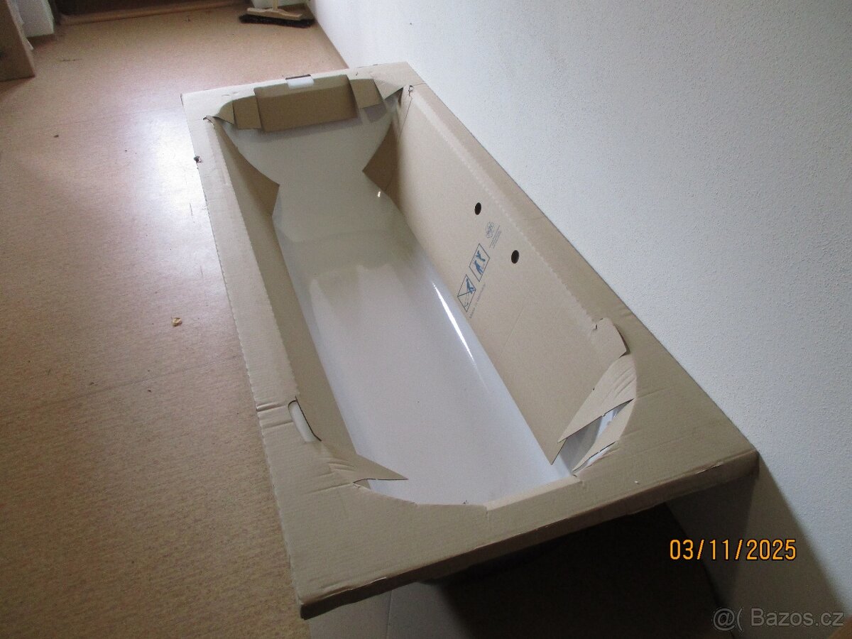 Prodám novou ocelovou vanu 170 x 70 - 2
