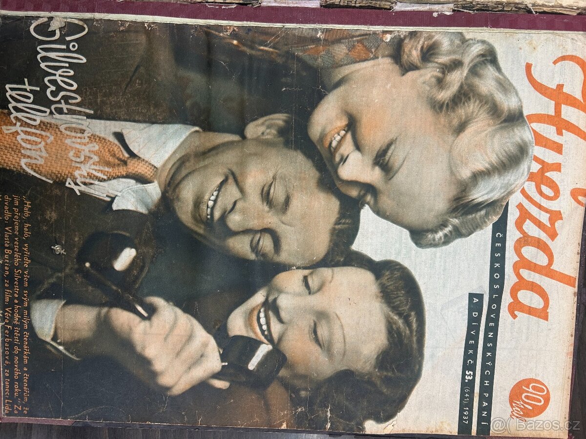 Svazané časopisy Hvězda celý ročník 1937 - 2