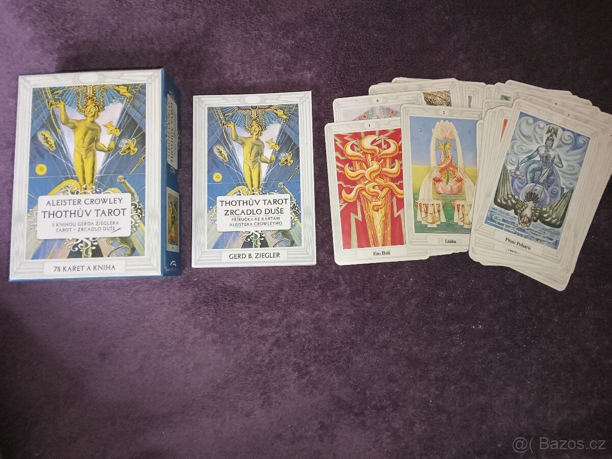 THOTHŮV TAROT-CROWLEY TAROTOVÉ KARTY - 2