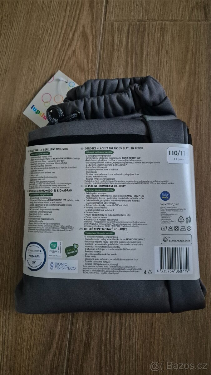 Nepromokavé kalohoty lupilu - 2