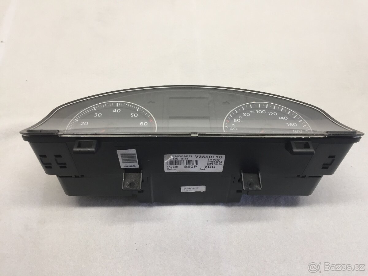 VW GOLF 5 03-08 - BUDÍKY BENZÍN 1K0 920 850 P - 2