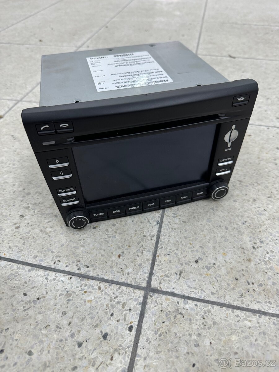 Infomanagement obrazovka Porsche 997.2 - 2