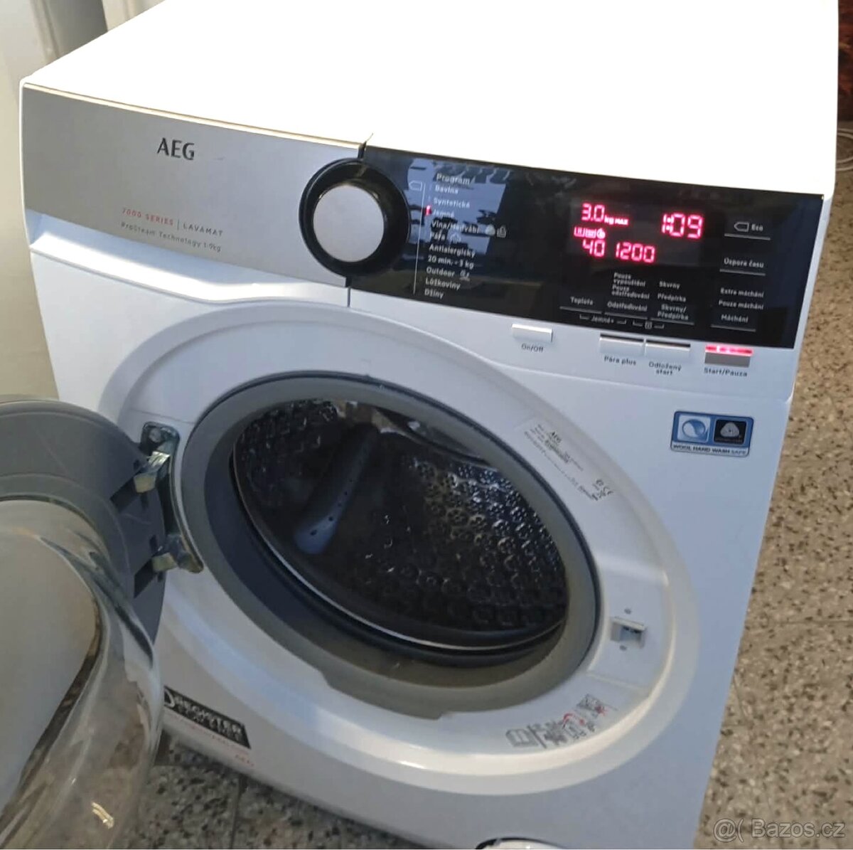Prodám pračku AEG na 9 Kg, dovoz, záruka - 2