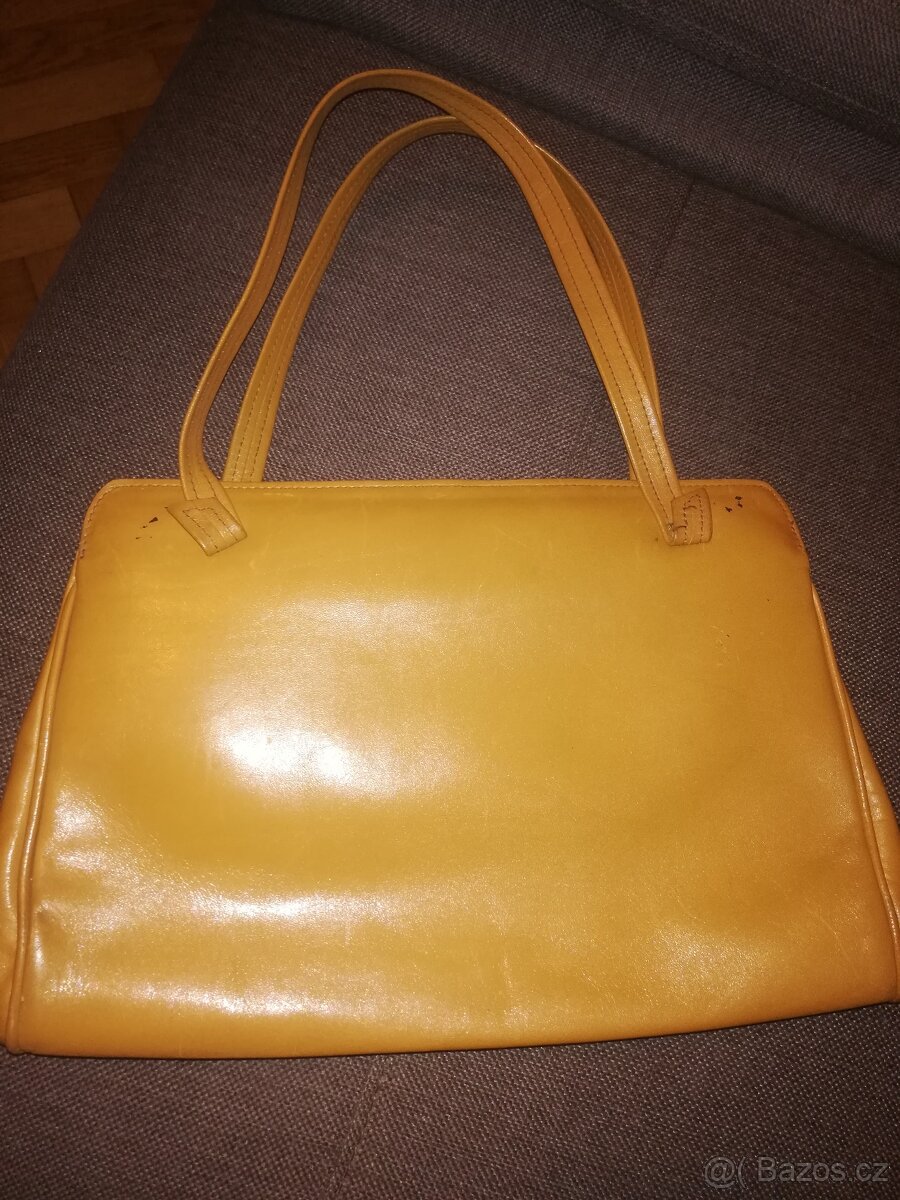 Vintage kožená kabelka - 2