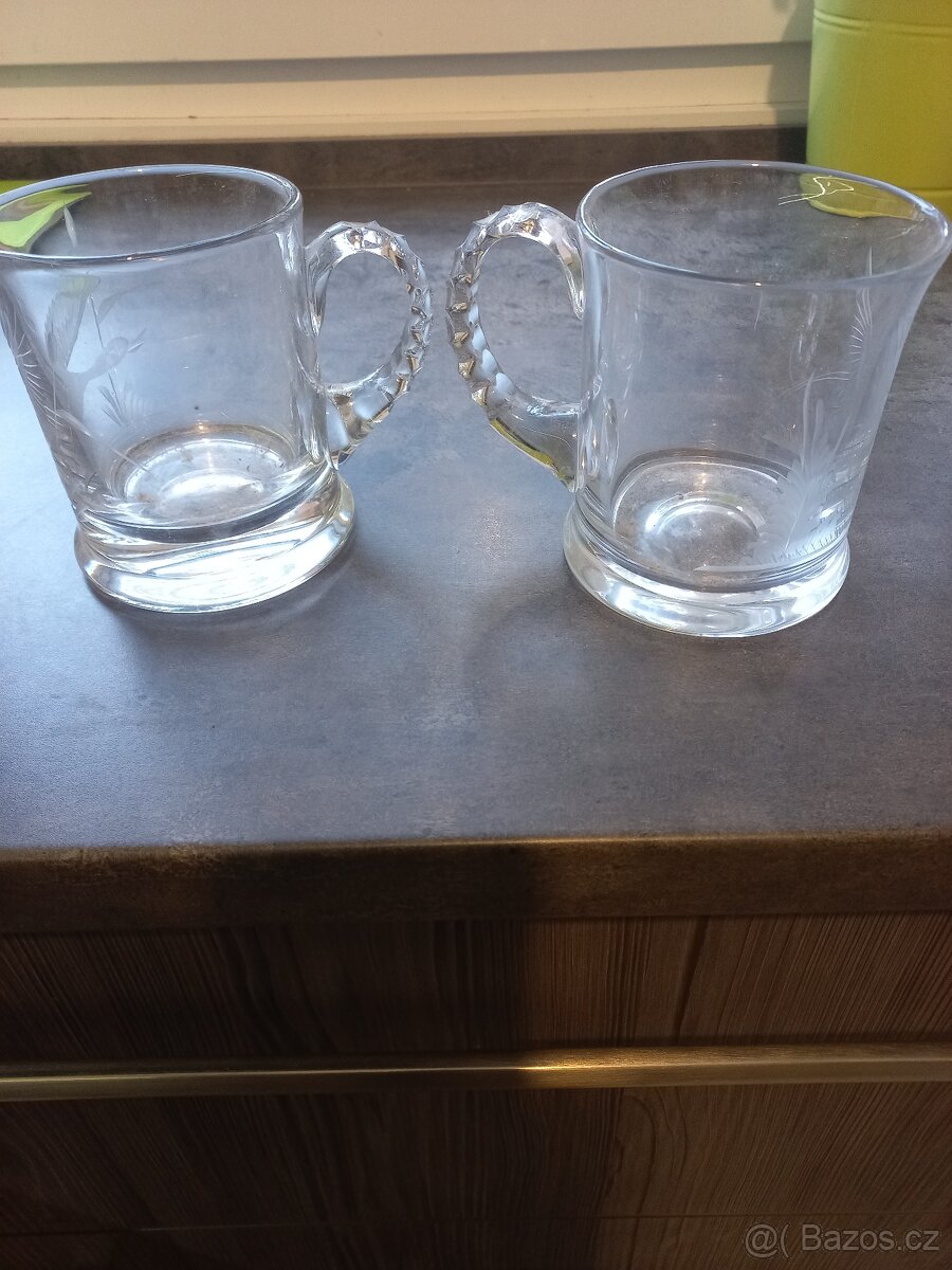 Broušené sklenice s motivem - 2