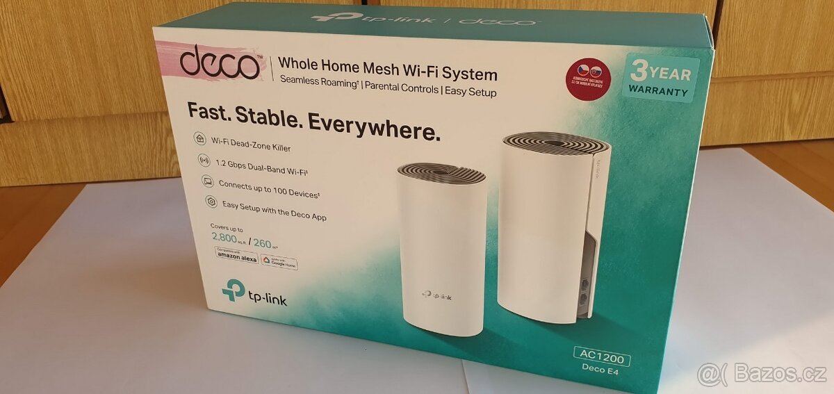 Wi-Fi systém TP-Link Deco E4 (2-pack)) - 2