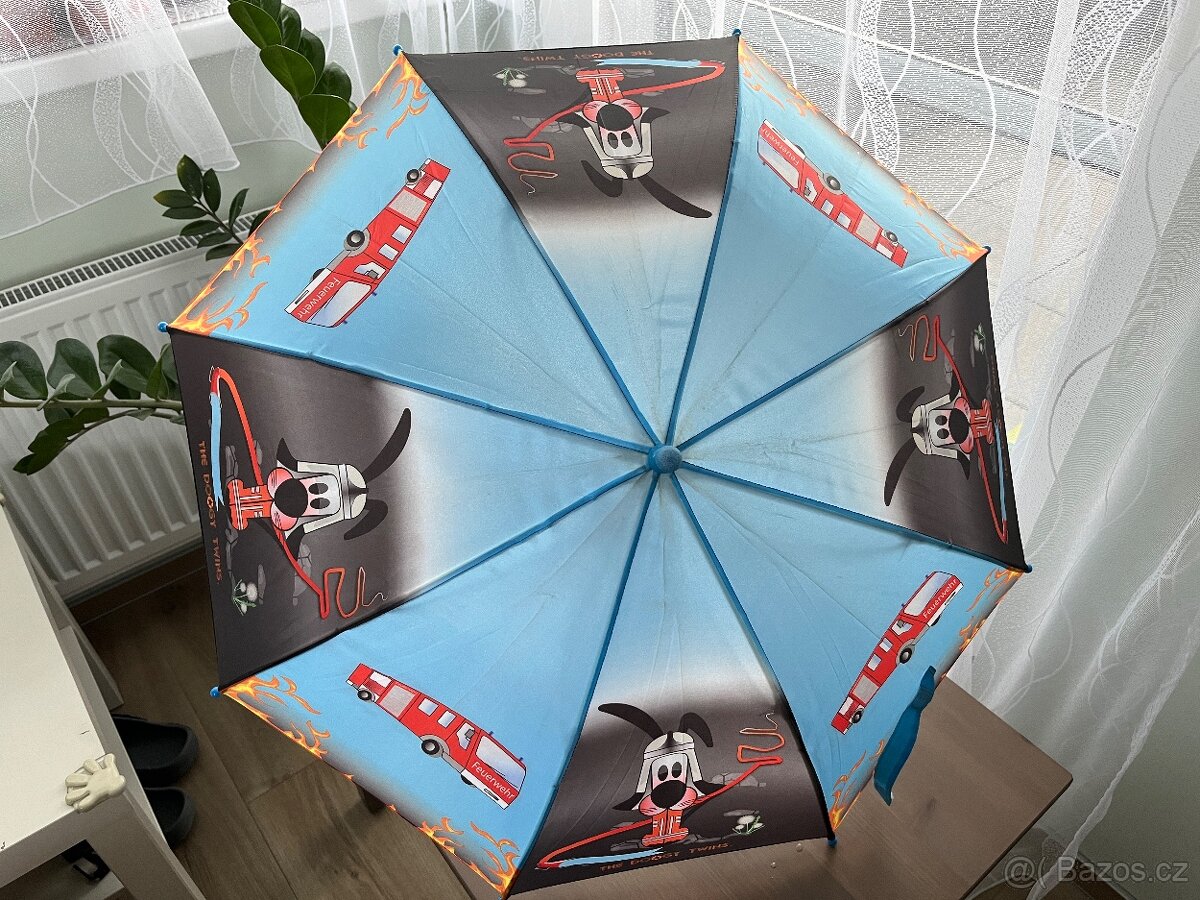 Dětský deštník Doppler Doogy, modrý a růžový - 2