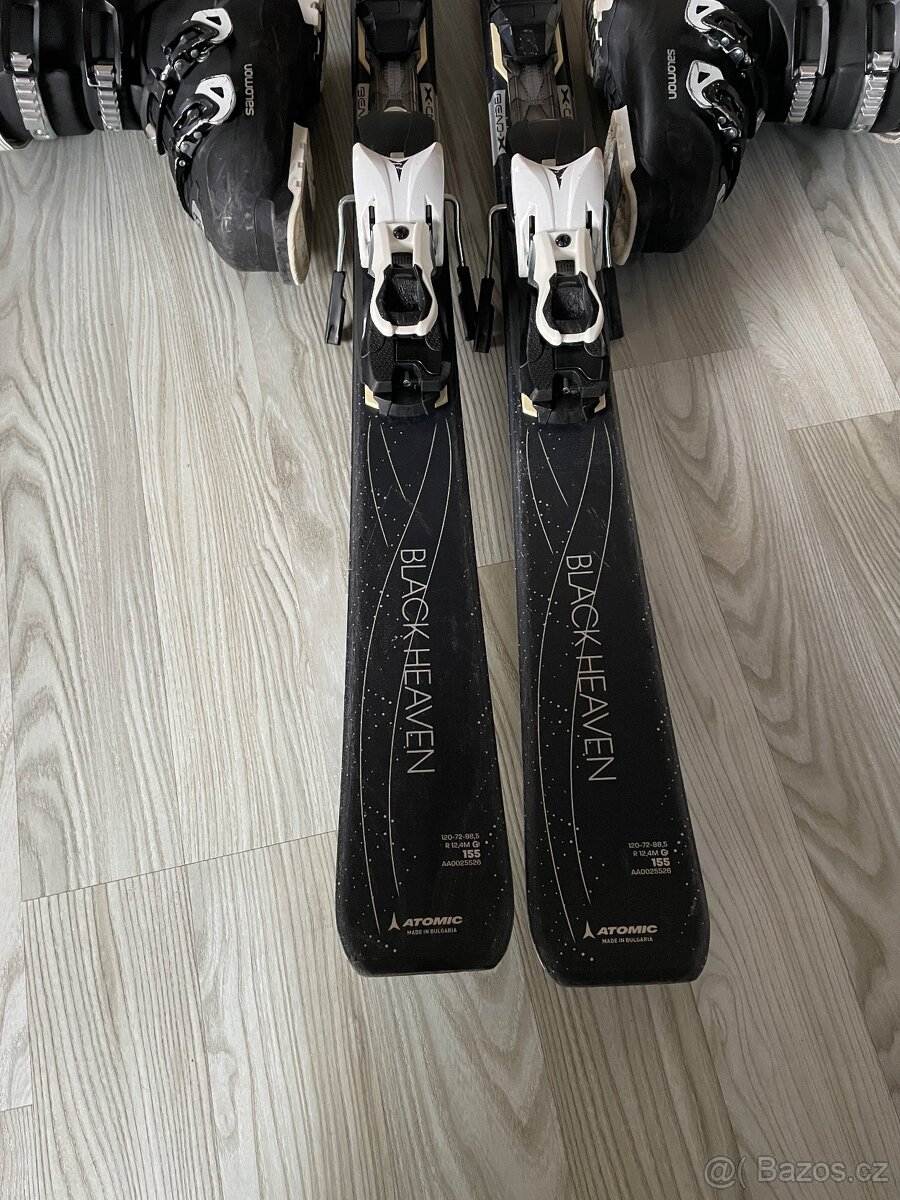 Lyže Atomic 155 cm + lyžáky 38-39 - 2